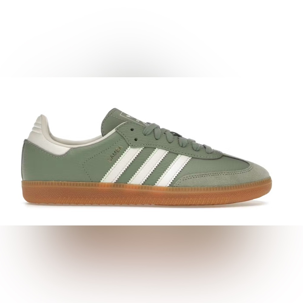 Adidas Samba Silver Green Shoes